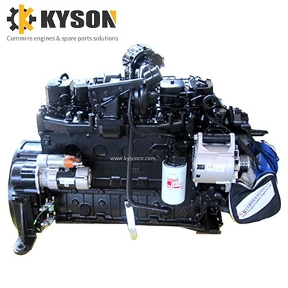 Cummins 6BTA5.9-C170 Construction Machinery Engine med kraftuttag
